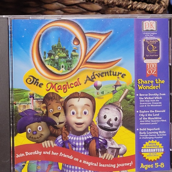 Oz The Magical Adventure CD-ROM Educational Game Windows Macintosh Interactive - Picture 4 of 9